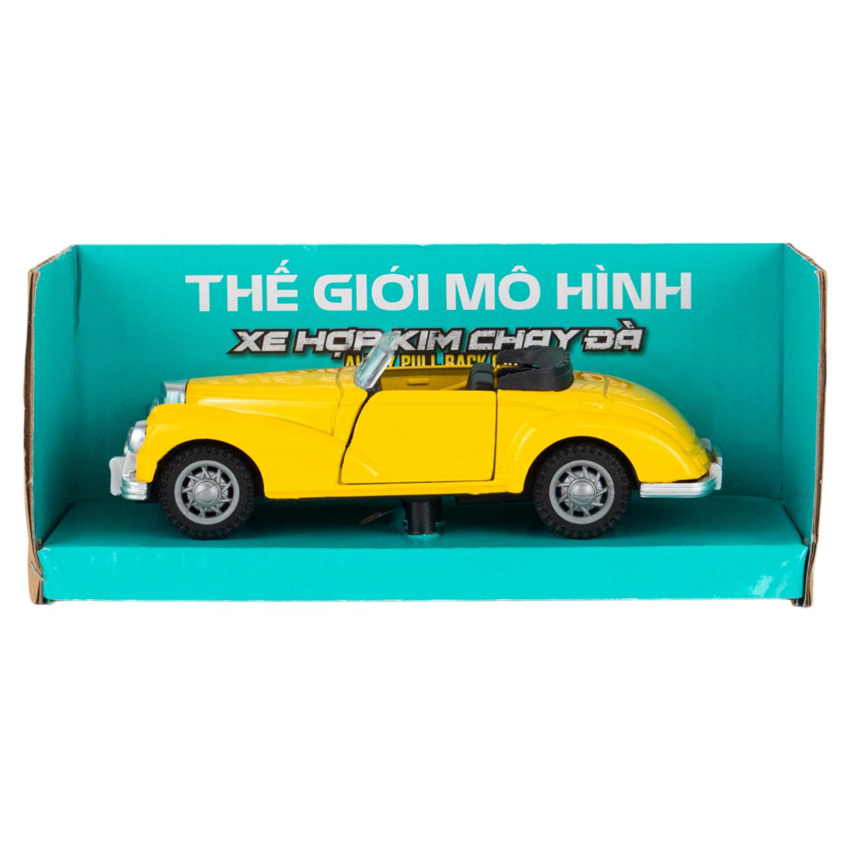 Đồ Chơi Mô Hình Xe MB Cổ Điển Chạy Trớn - Toys&amp;Joys 13223 - Màu Vàng