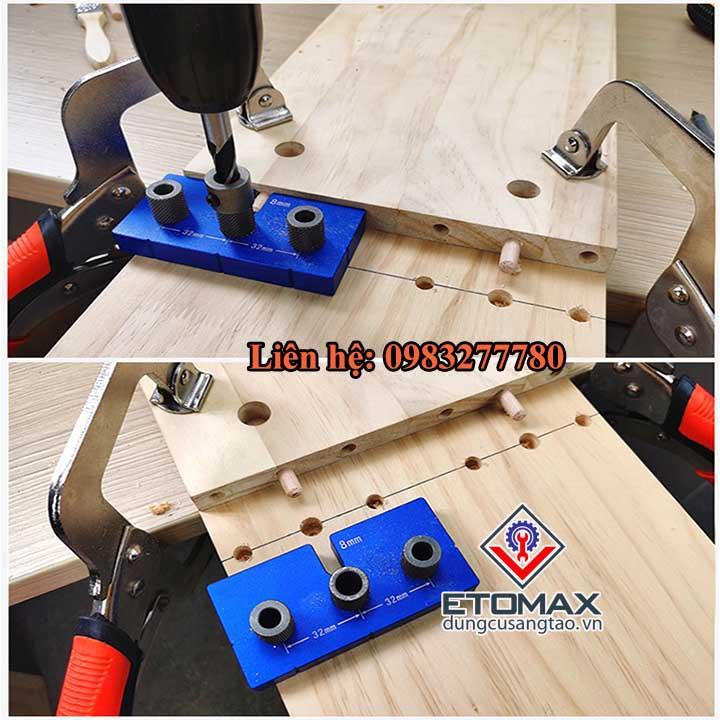 Bộ Cữ Khoan Ốc Cam Và Chốt Gỗ Bản FULL X150B