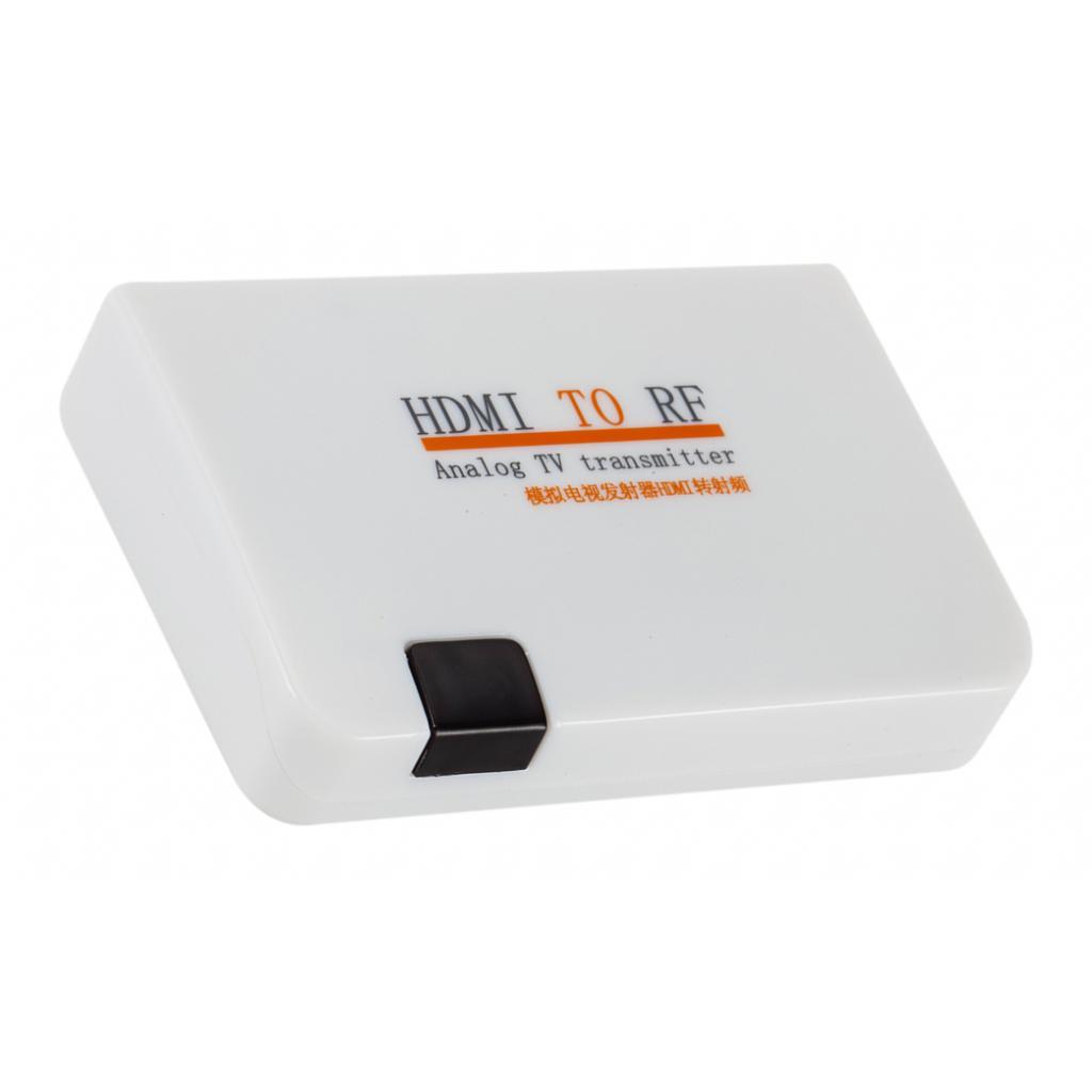 To RF Coaxial Converter Box With Remote Control White UK