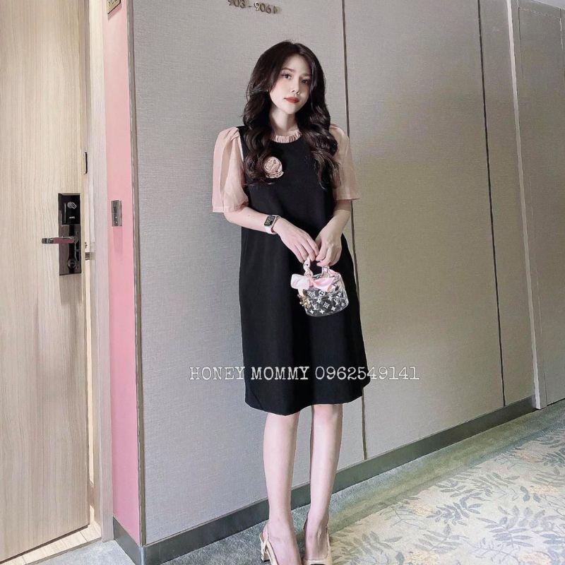 Đầm bầu chữ A trẻ trung phòng cách Hàn Quốc, Váy bầu đẹp giá rẻ