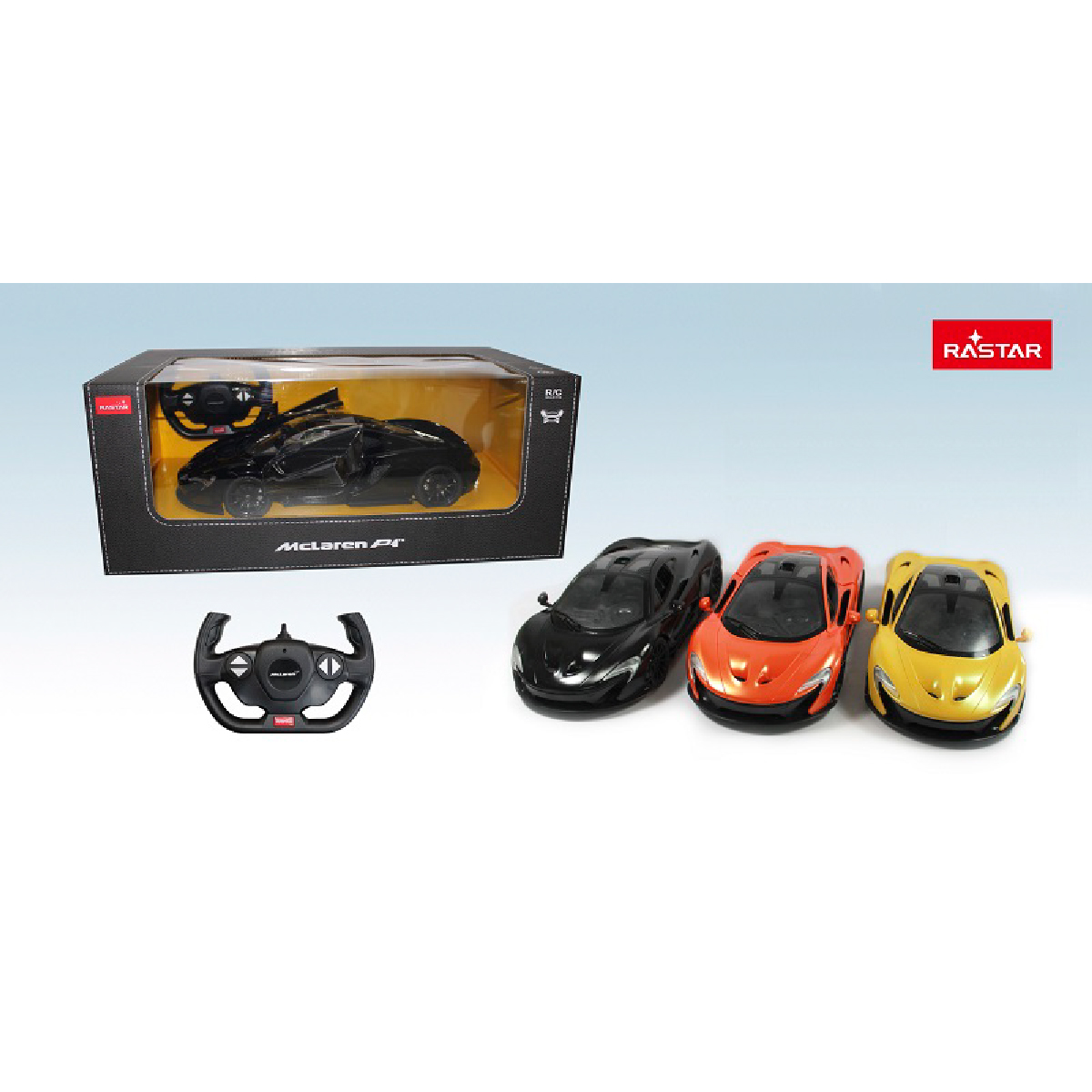 Đồ Chơi Xe Điều Khiển 1:14 Mclaren P1 Mở Cửa Bằng Tay Cam RASTAR R75110-YEL