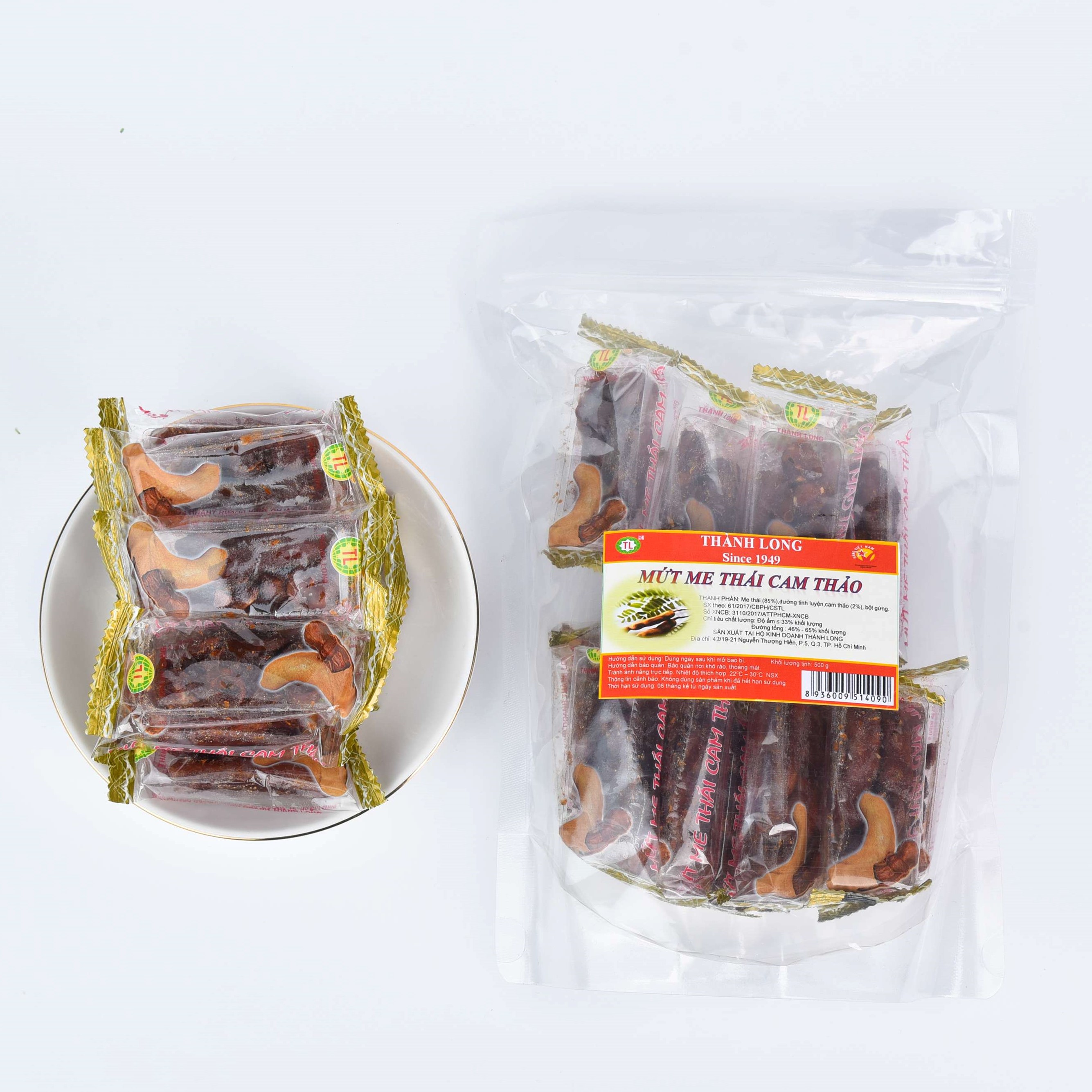 MỨT ME THÁI CAM THẢO THÀNH LONG 200G - VIỆT NAM