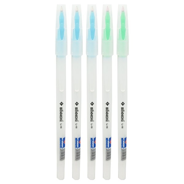 Vỉ 5 Cây Bút Bi 0.5mm Bến Nghé L-16