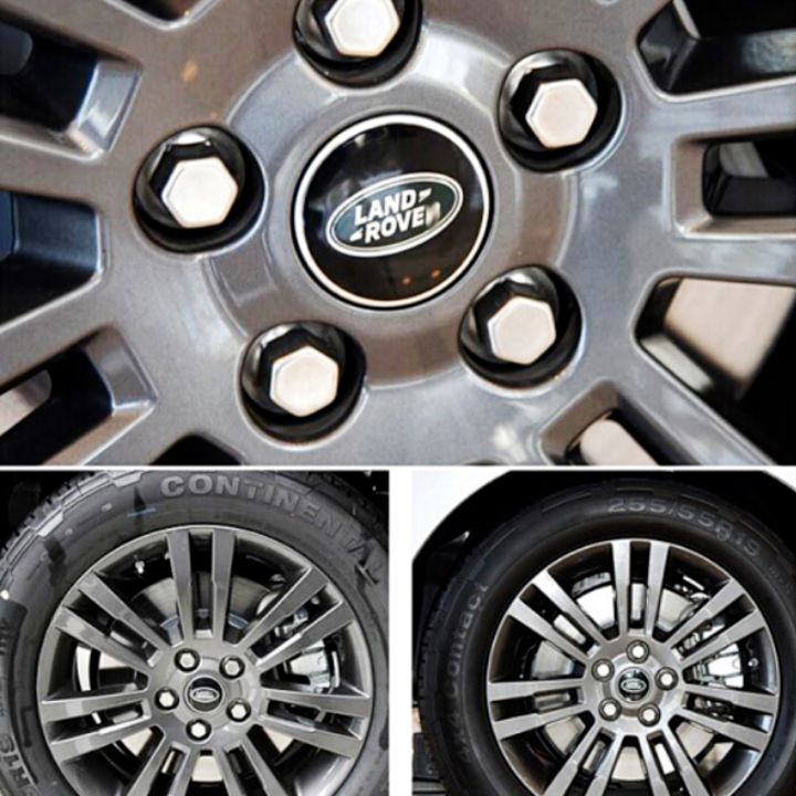 Logo chụp mâm, ốp lazang bánh xe ô tô Land Rover 62mm