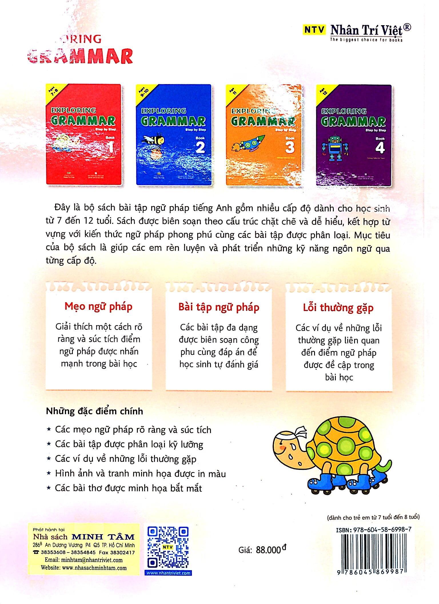 Exploring Grammar: Step By Step - Book 1 (Age 7 – 8)