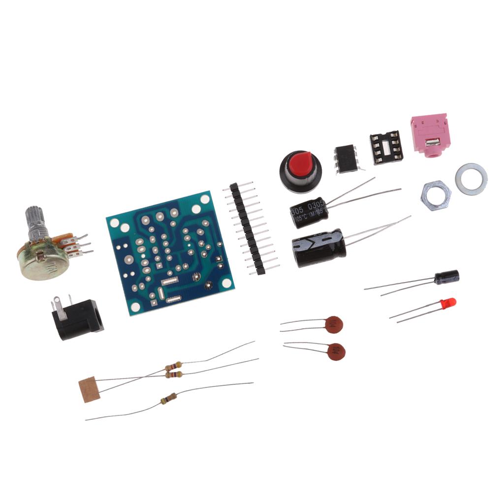 LM386 Siêu Mini Khuếch Đại Công Suất PCB Bảng Module DIY Bộ 3 V-12 V Tụ Điện