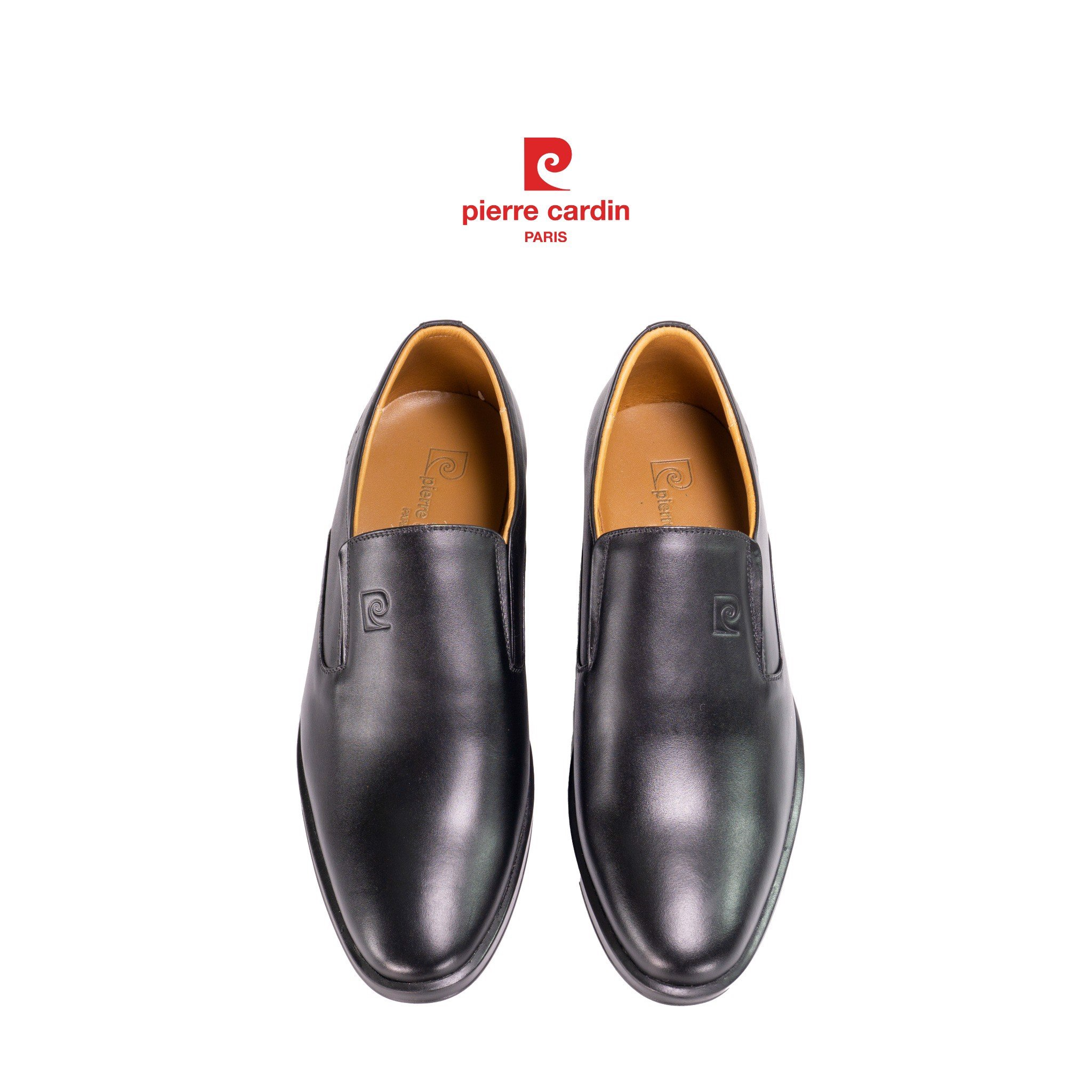 Giày lười da nam Pierre Cardin, chất liệu da bò thật cao cấp, thiết kế đơn giản, logo dập nổi sang trọng - PCMFWLG 712