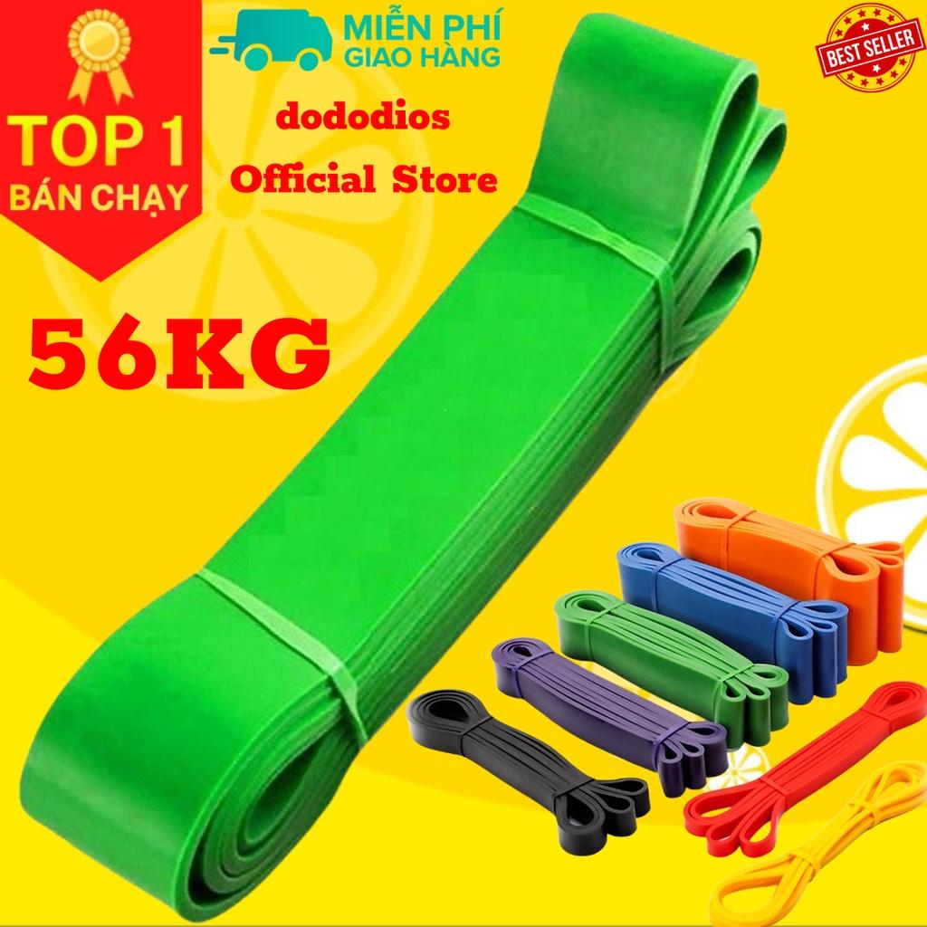 XANH LÁ 56KG - Dây Kháng Lực Powerband Đa Năng dododios, Hỗ Trợ Tập Luyện Thể Thao Tiện Lợi Tại Nhà