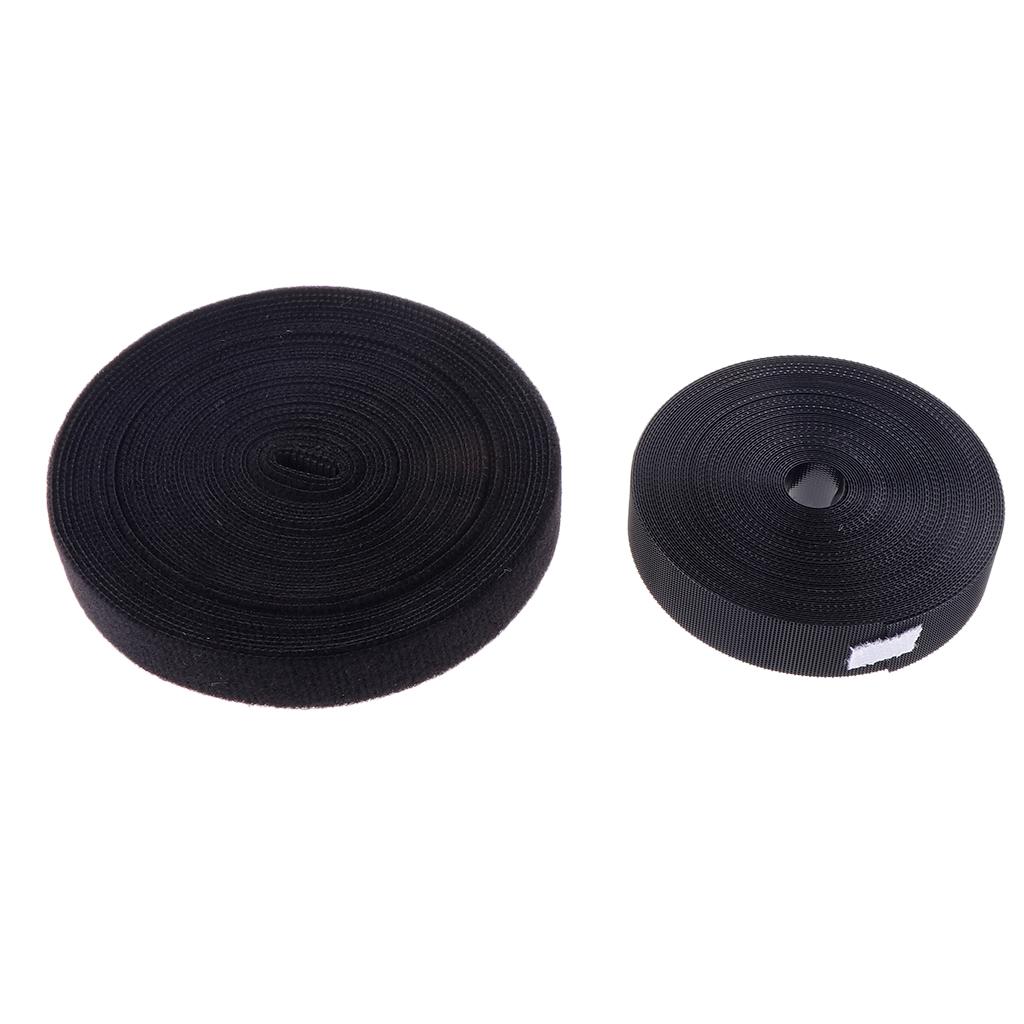 1.94M*20mm Sticky Self Adhesive Hook And Loop Tape Fastener Strip Solid