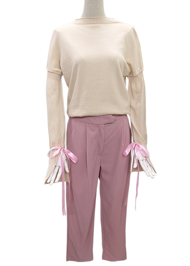Set áo len và quần baggy  - SET036