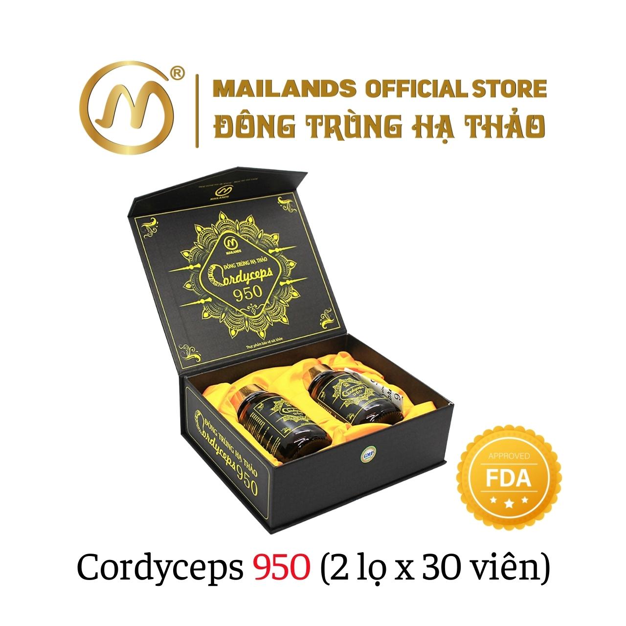 Đông Trùng Hạ Thảo Cordyceps 950 tăng cường sức đề kháng, nâng cao thể trạng