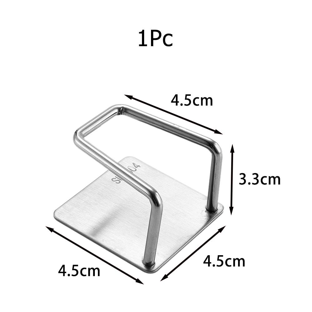 Kitchen Stainless Steel Sponges Holder Drain Drying Rack Self Adhesive Sink Shelf Kitchen Accessories Storage Organizer Gadgets