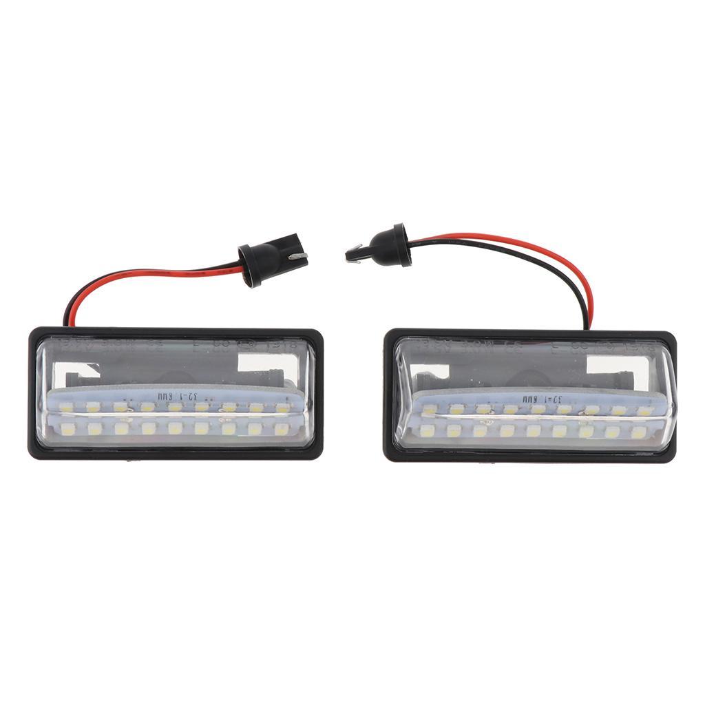 2 Pack Truck LED Tail Lamp Rear Number Light Bulbs for