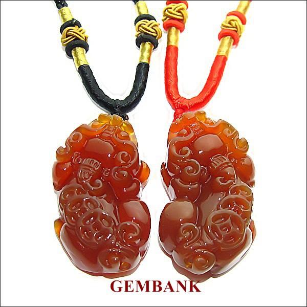 Bộ Vòng Cổ Tỳ Hưu Mã Não Myanmar Tự Nhiên