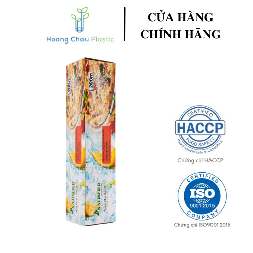 MÀNG BỌC THỰC PHẨM SATISFIED 30 CM X 200M - DÙNG ĐƯỢC CHO LÒ VI SÓNG - KHÔNG CHỨA CHẤT PHỤ GIA ĐỘC HẠI- SẢN XUẤT CHUẨN SỐ MÉT- AN TOÀN CHO NGƯỜI TIÊU DÙNG