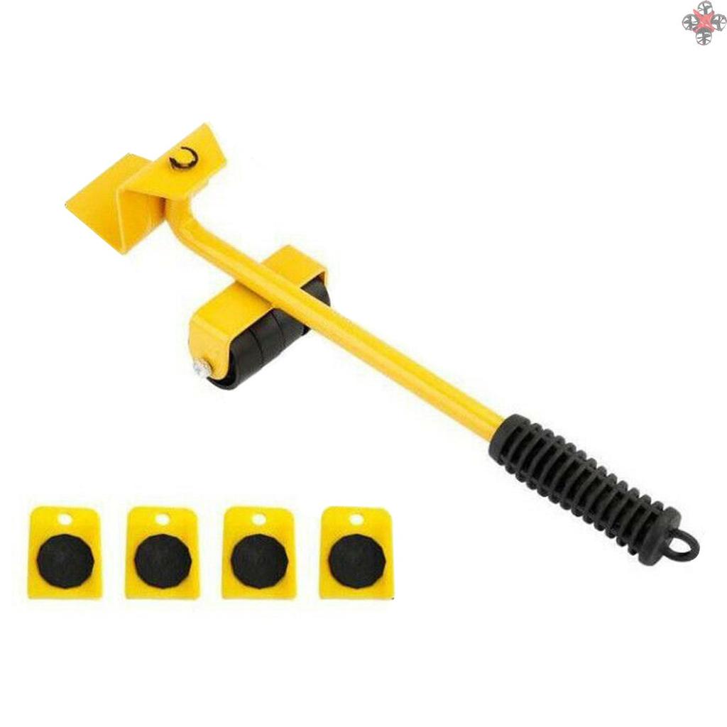 Set 5 Dụng Cụ Hỗ Trợ Di Chuyển Đồ Nội Thất 4 Bánh