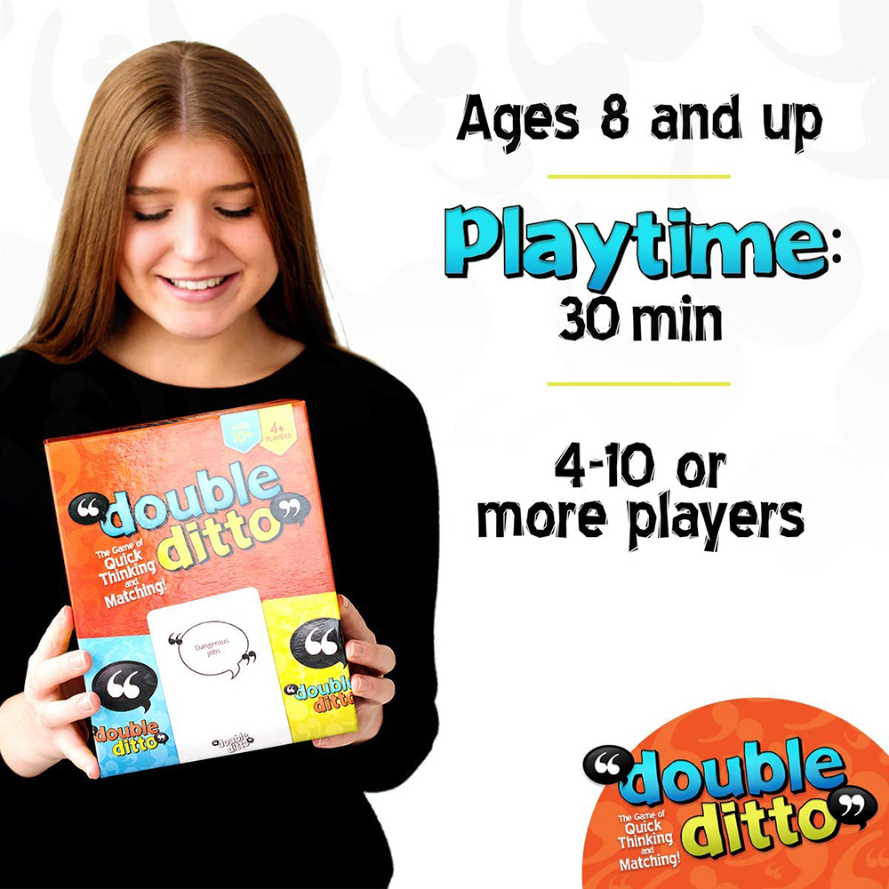 Bộ Trò Chơi Board Game Double Ditto Giải Trí Với Ngôn Từ