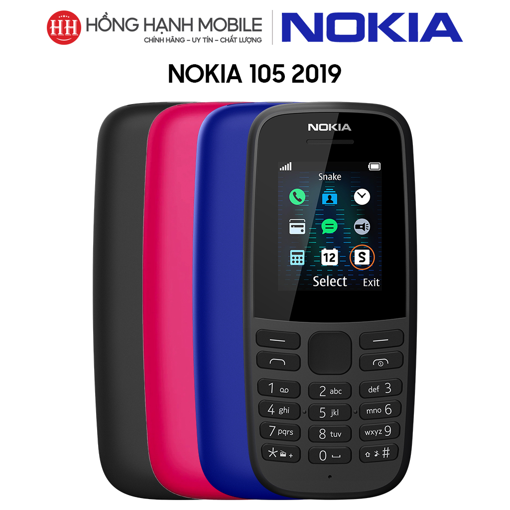 Điện Thoại Nokia 105 Dual Sim 2019 - Hàng Chính Hãng