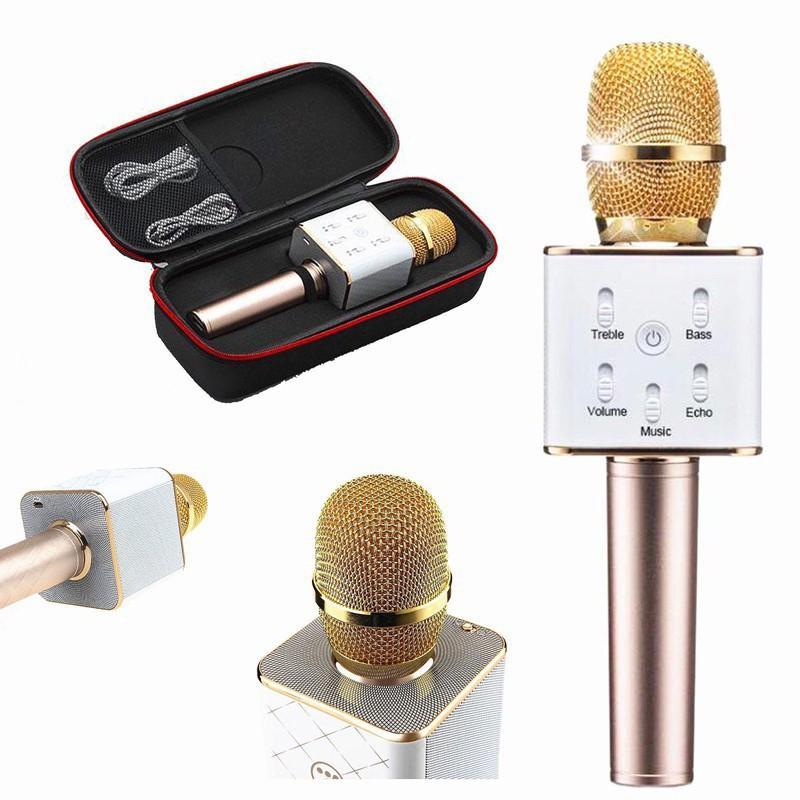 Micro hát karaoke Q7 3 in1 kiêm loa nghe nhạc