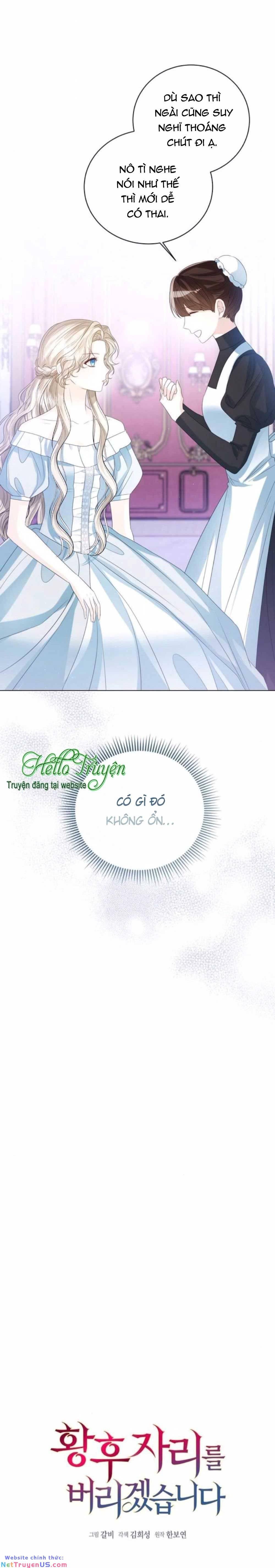 tôi sẽ từ bỏ vị trí hoàng hậu chapter 35.1 9