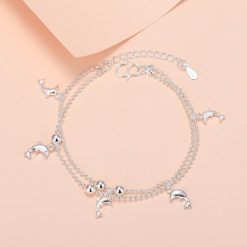 Vòng lắc tay nữ thiết kế cách điệu hình cá thời trang ANTA ATJ9032