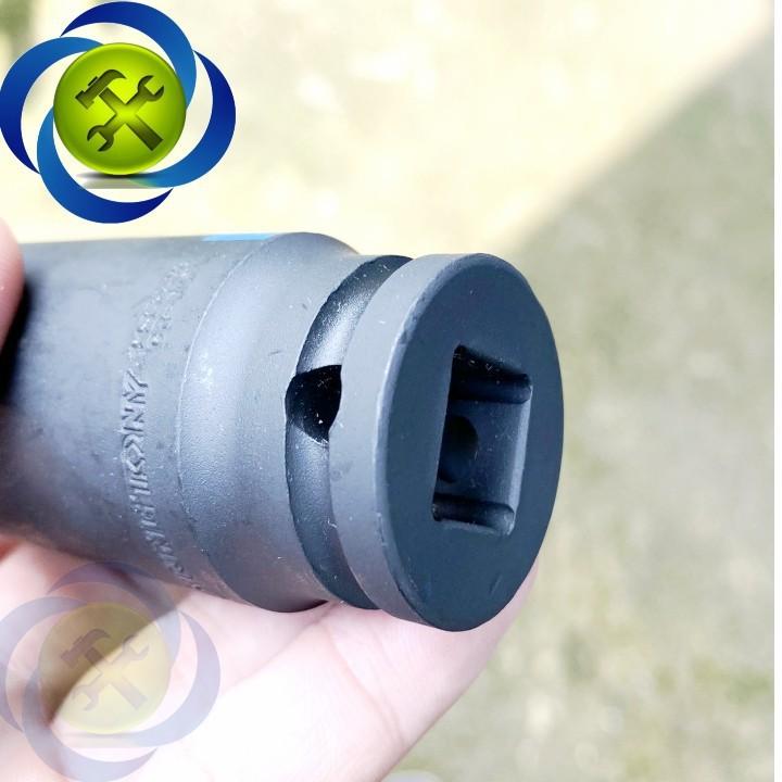 Tuýp 23mm đen dài 80mm Kingtony 443523M loại 1/2 6 cạnh