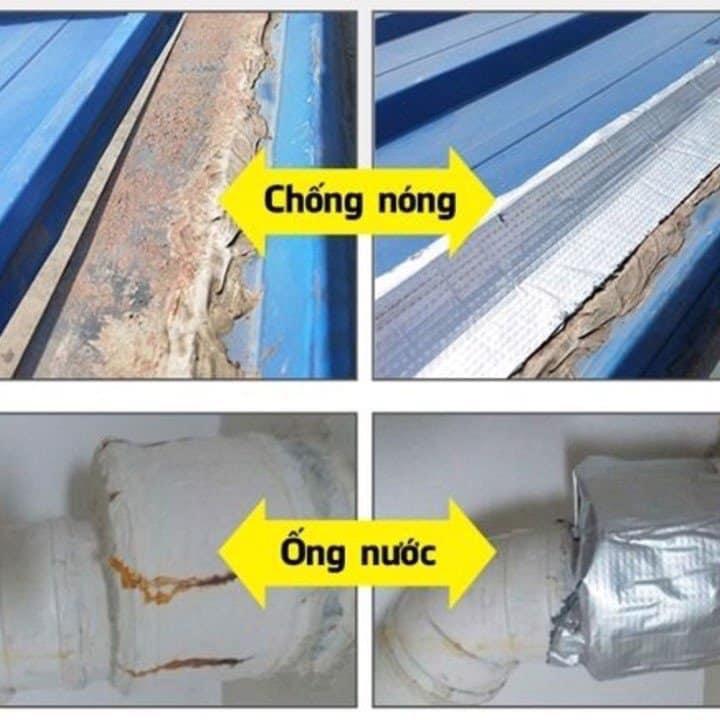 Băng Keo Chống Thấm, Chống Dột Dán Siêu Dính Trên Mọi Bề Mặt, Dán Mái Tôn, Dán Tường, Dán Ống Nước