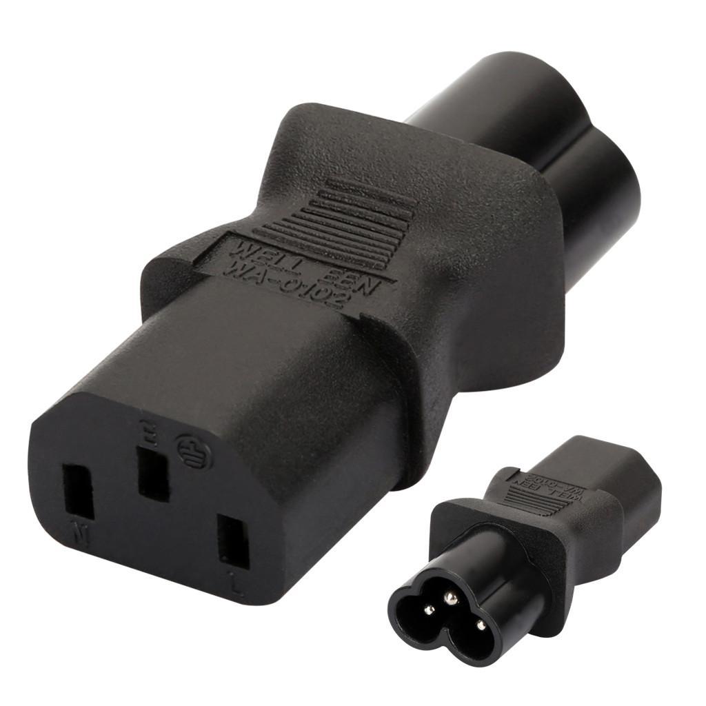 3Pin IEC 320 PDU UPS C13 To Plug Adapter Converter Socket NEW HOT