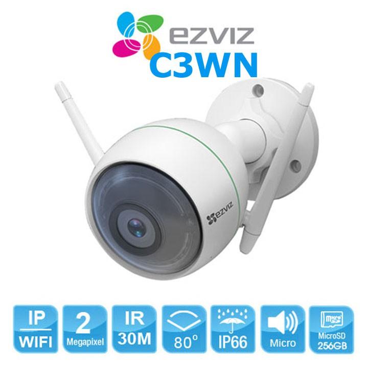 Camera IP Wifi ngoài trời  2MP EZVIZ C3WN - Hàng Chính Hãng