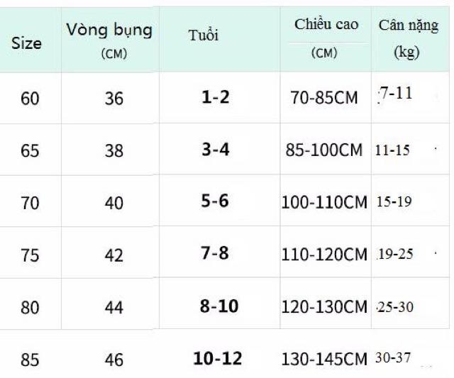 Quần chip cho bé gái