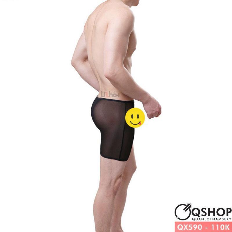 QUẦN BOXER NAM LƯỚI MỊN QSHOP QX590