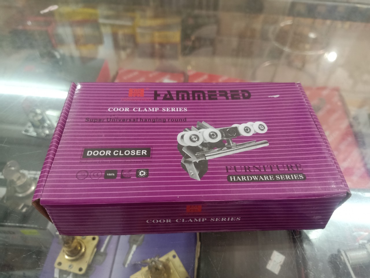 Bánh xe cửa lùa treo loại 8 bánh