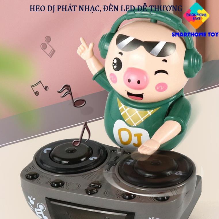 Heo Dancer - Chú Heo Chơi DJ Năng Động Siêu Dễ Thương Nhảy Theo Nhạc Và Đèn Cho Bé - SmartHome Toys
