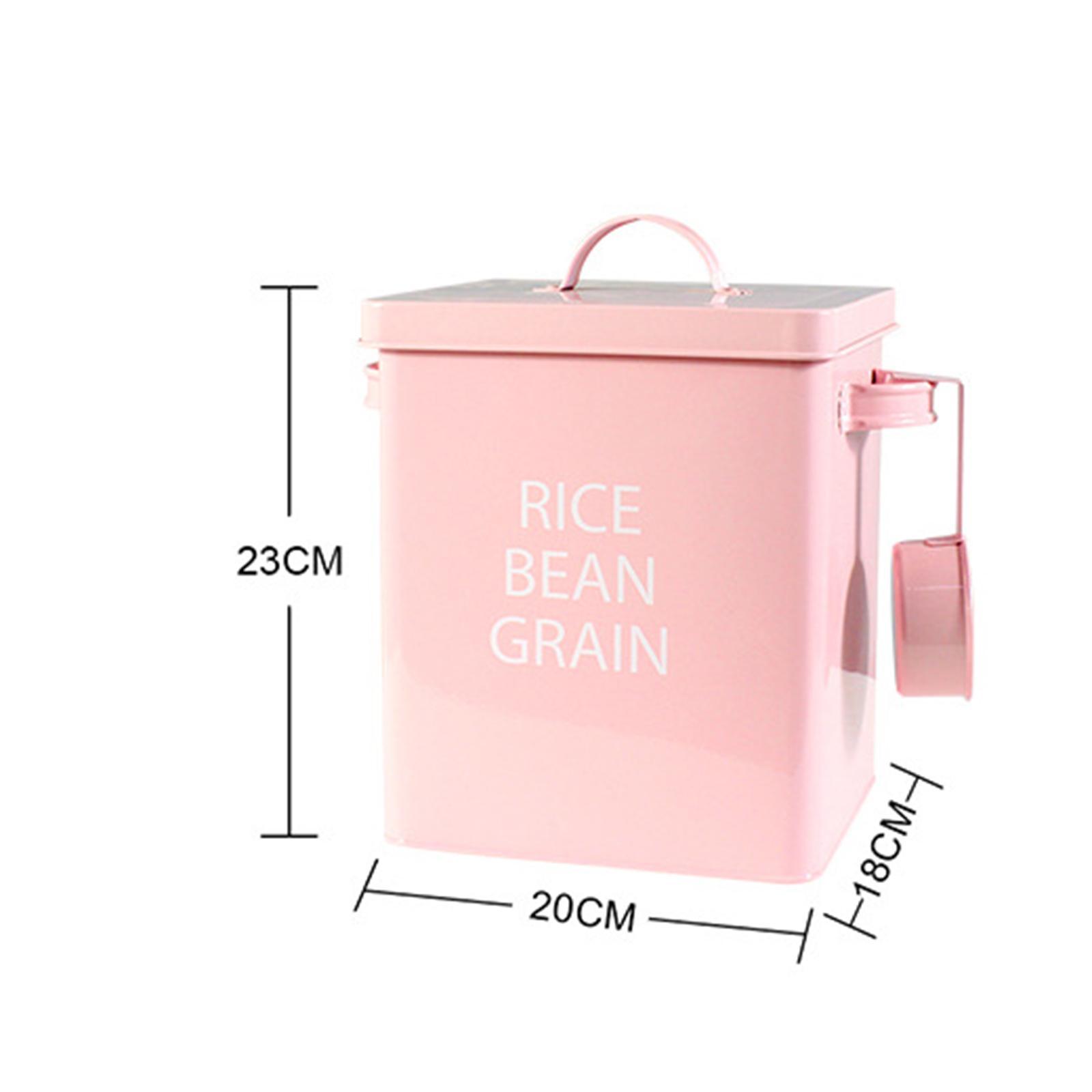Food Storage Bucket Multifunction Laundry Powder Container for Cat Food Dog Food Canister