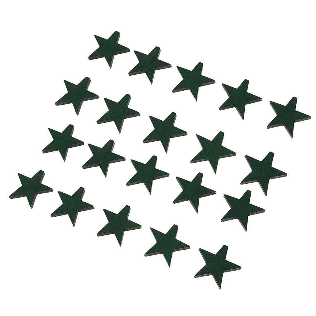 20 Pieces Color Wood Loose Beads DIY Craft Findings