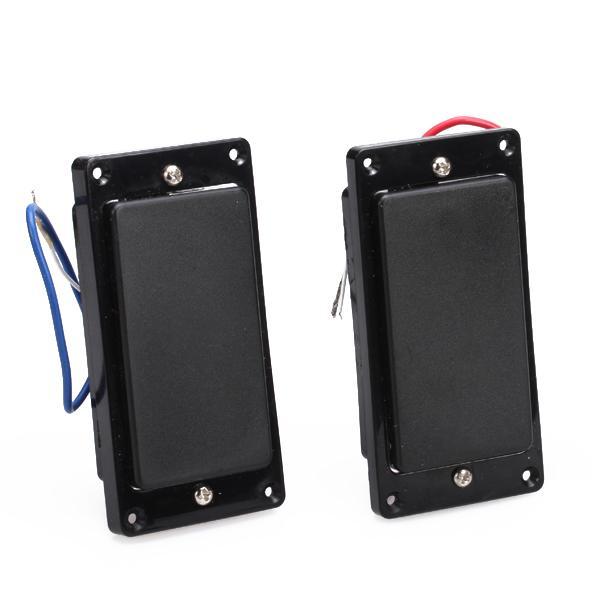 Black Sealed Humbucker Pickup Set+Circut Wiring 3 Box Pickup Selector for LP Electric Guitar