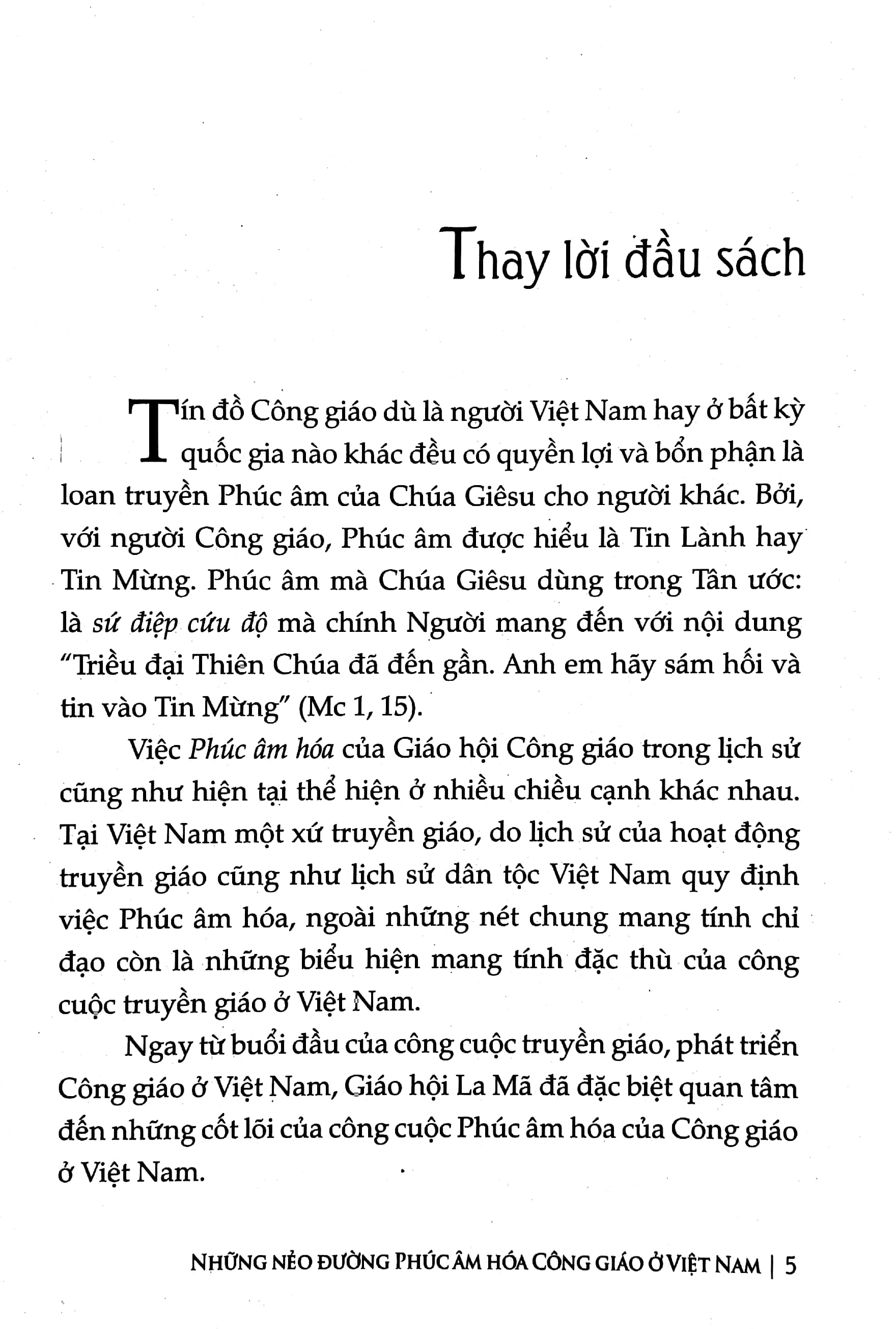 Những Nẻo Đường Phúc Âm Hóa Công Giáo Ở Việt Nam - PTS. TS. Nguyễn Hồng Dương