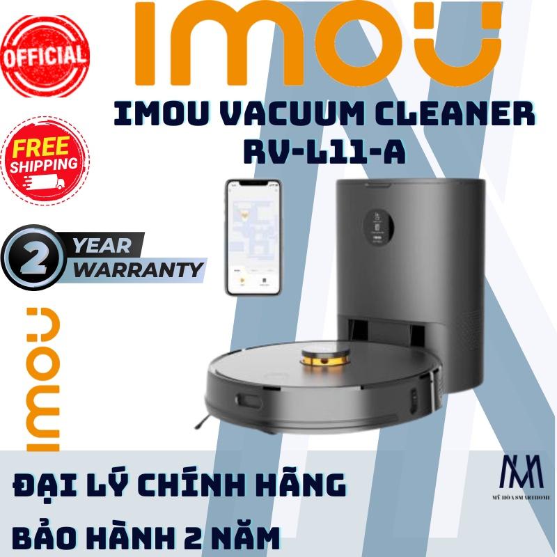 Robot hút bụi thông minh IMOU Vacuum Cleaner RV-L11-A,Lực Hút 2700PA,Tự Động Đi Đổ Rác , Tự Động Sạc Khi Pin Yếu-HÀNG NHẬP KHẨU