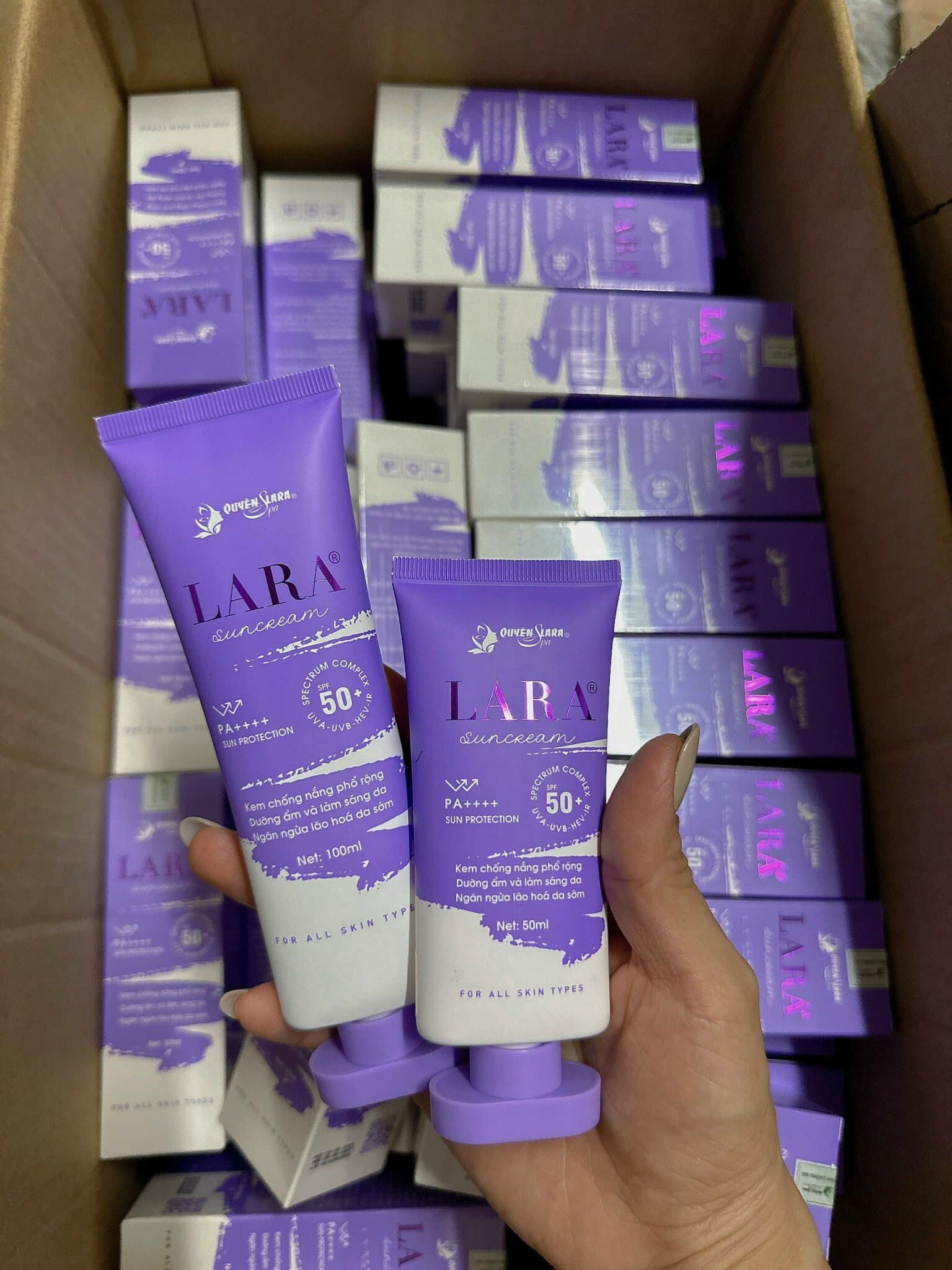 Kem Chống Nắng Lara Sun Cream Quyên Lara, Chăm Sóc Da, Bảo Vệ Da