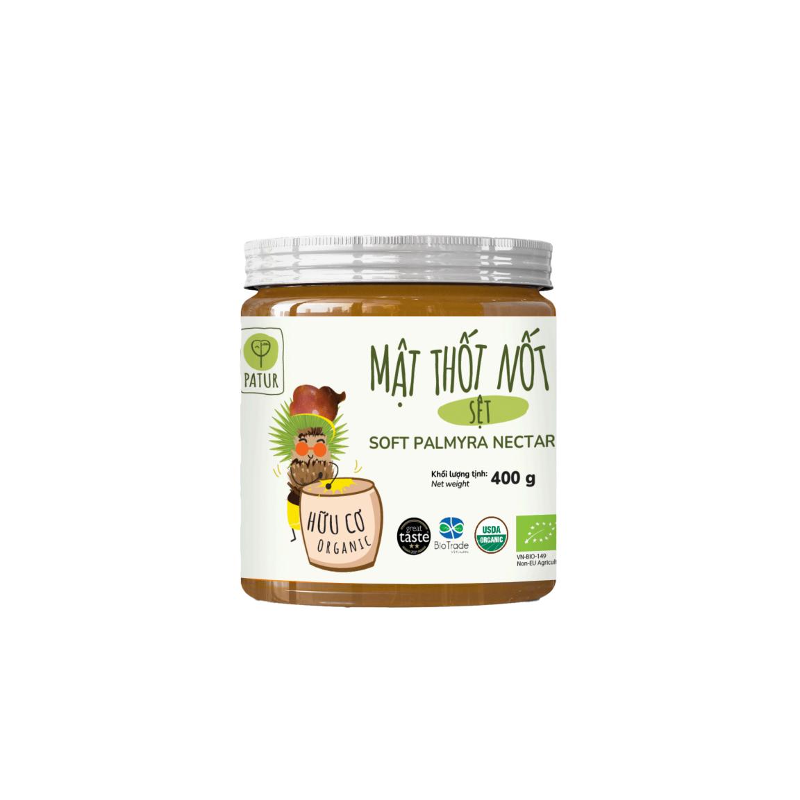Mật thốt nốt sệt hữu cơ 400G | USDA Organic| Nguyên Chất, Tự Nhiên &amp; Vì Sức Khỏe | Đặc sản An Giang