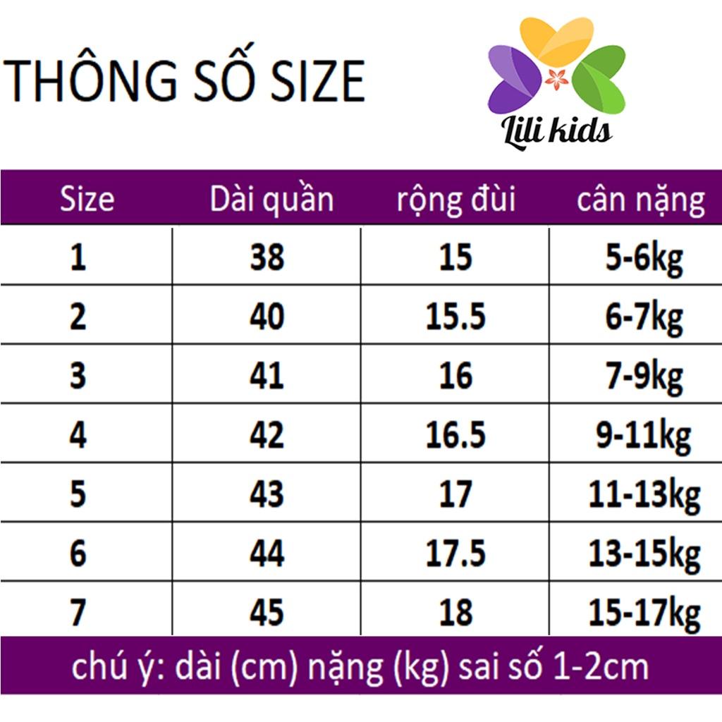 Quần Dài,Quần Chục Cotton Bo Gấu Cạp Thường Họa Tiết Nhỏ Xinh Cho Bé Trai Bé Gái LYBABY