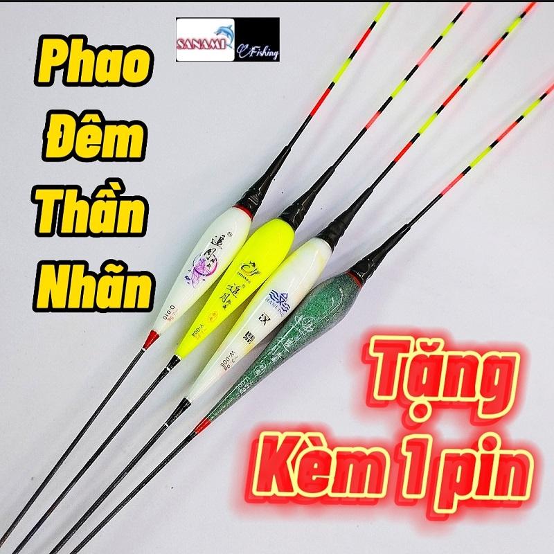 Phao Câu Đài Ngày Đêm Thần Nhãn Nano cao cấp, chất lượng sáng tốt, tăm phao dẻo - Sanami