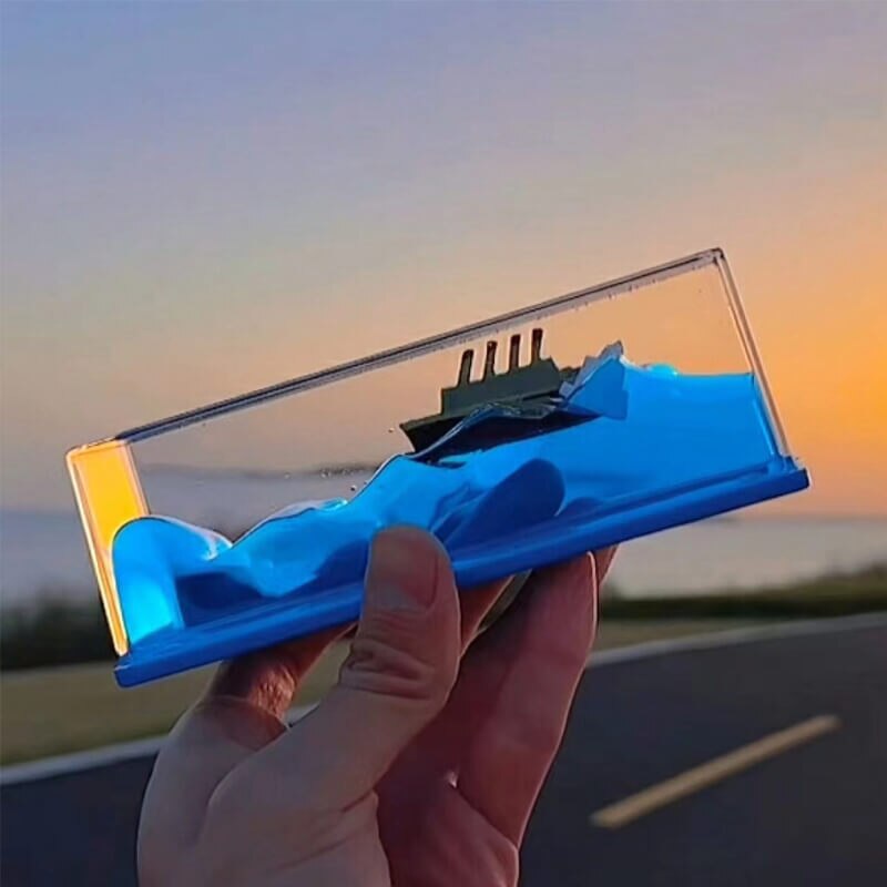 Thuyền Titanic Mô Hình Vượt Đại Dương
