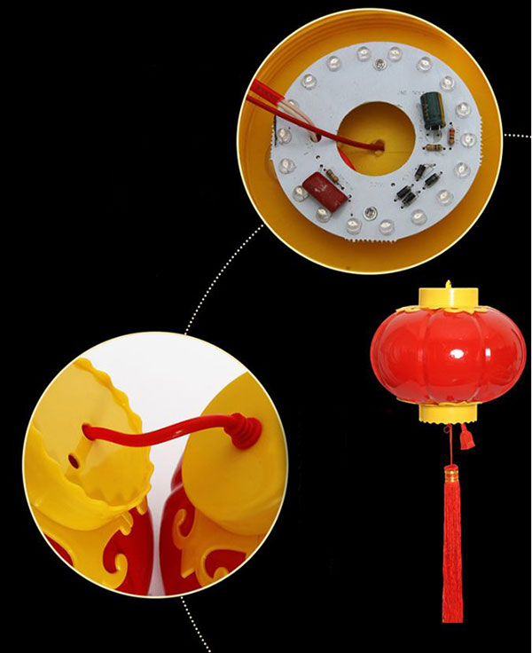 Dây Lồng Đèn Trang Trí 5M-18 Bóng Trang Trí Dịp Lễ, Tết