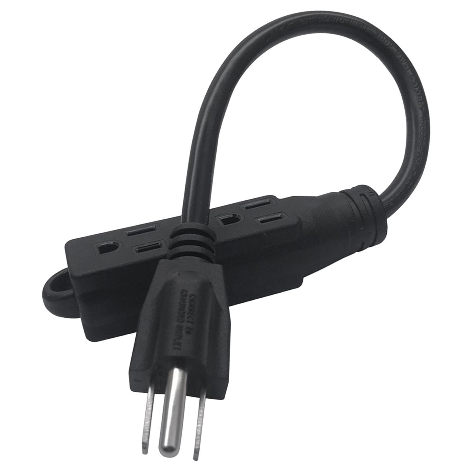 US Power Extension Cord Cable 5-15P to 5-15R Universal Multifunctional