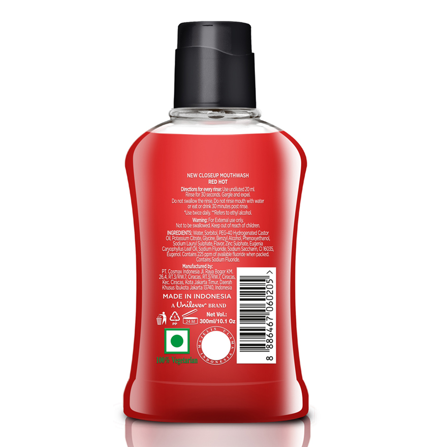 Nước súc miệng CloseUp Red Hot 300ml