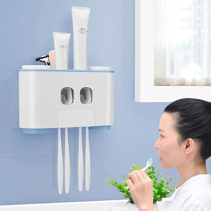 Dụng cụ treo bàn chải lấy kem tự động