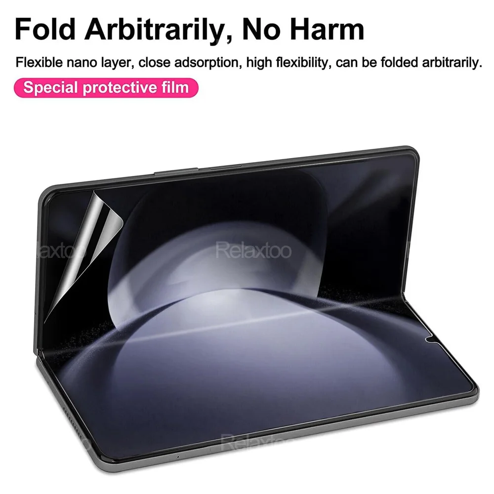 Miếng dán PPF dành cho Samsung Galaxy Z Fold 6 (Fold6) Bộ Ful máy mặt trước mặt sau, đàn hồi, trong suốt, chống sốc, chống xước, mỏng cao cấp - Hàng chính hãng