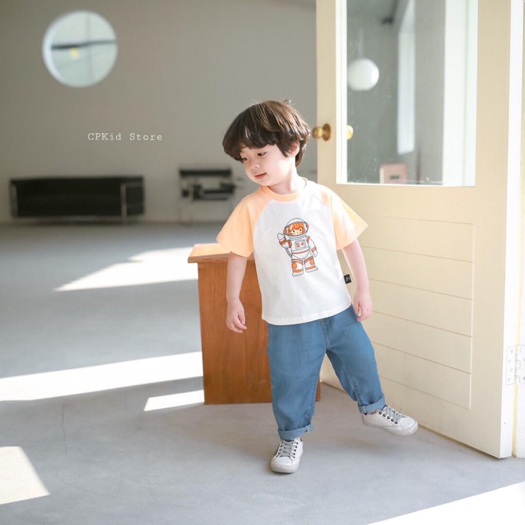 Áo ngăn tay màu - CPKID PHỐI TAY MÀU - SỢI ORGANIC THÂN THIỆN MÔI TRƯỜNG - AN TOÀN CHO DA BÉ