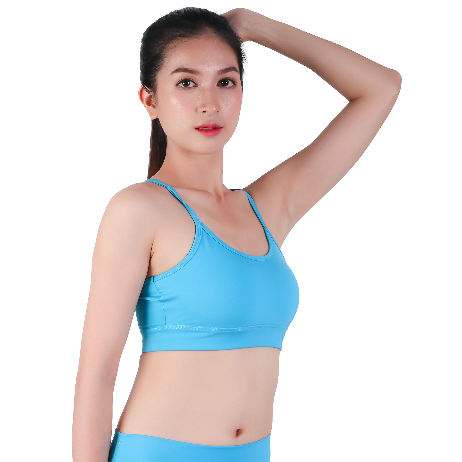 Áo bra 2 dây nữ Fitme Theta chất thun thể thao co giãn thấm hút tốt, chuyên tập gym và yoga cao cấp